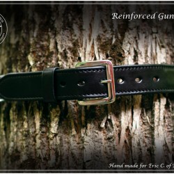 Heavy Duty Double thickness gun belts with reinforcement